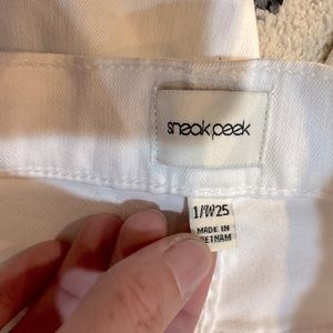 Sneak Peek Ripped Knee Skinny Jeans